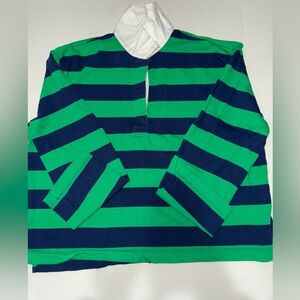 Women’s rugby top by J.Crew size medium.